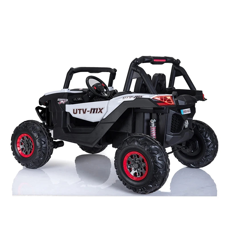 Pibi 2 Seater 12V Monster 4x4 Truck Buggy Ride On (SR603) White Age- 3 Years & Above