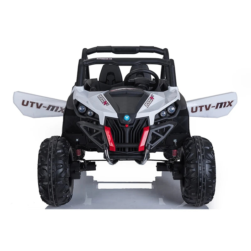 Pibi 2 Seater 12V Monster 4x4 Truck Buggy Ride On (SR603) White Age- 3 Years & Above