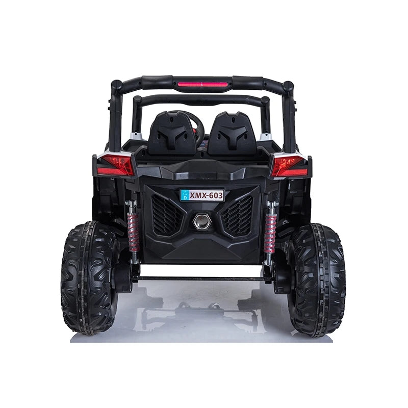 Pibi 2 Seater 12V Monster 4x4 Truck Buggy Ride On (SR603) White Age- 3 Years & Above