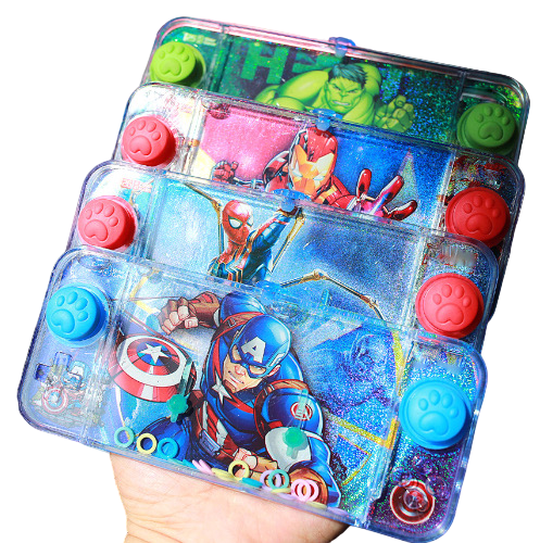 Pibi Avengers Water Ring Game Console with Rings Assorted (Single) Age- 3 Years & Above