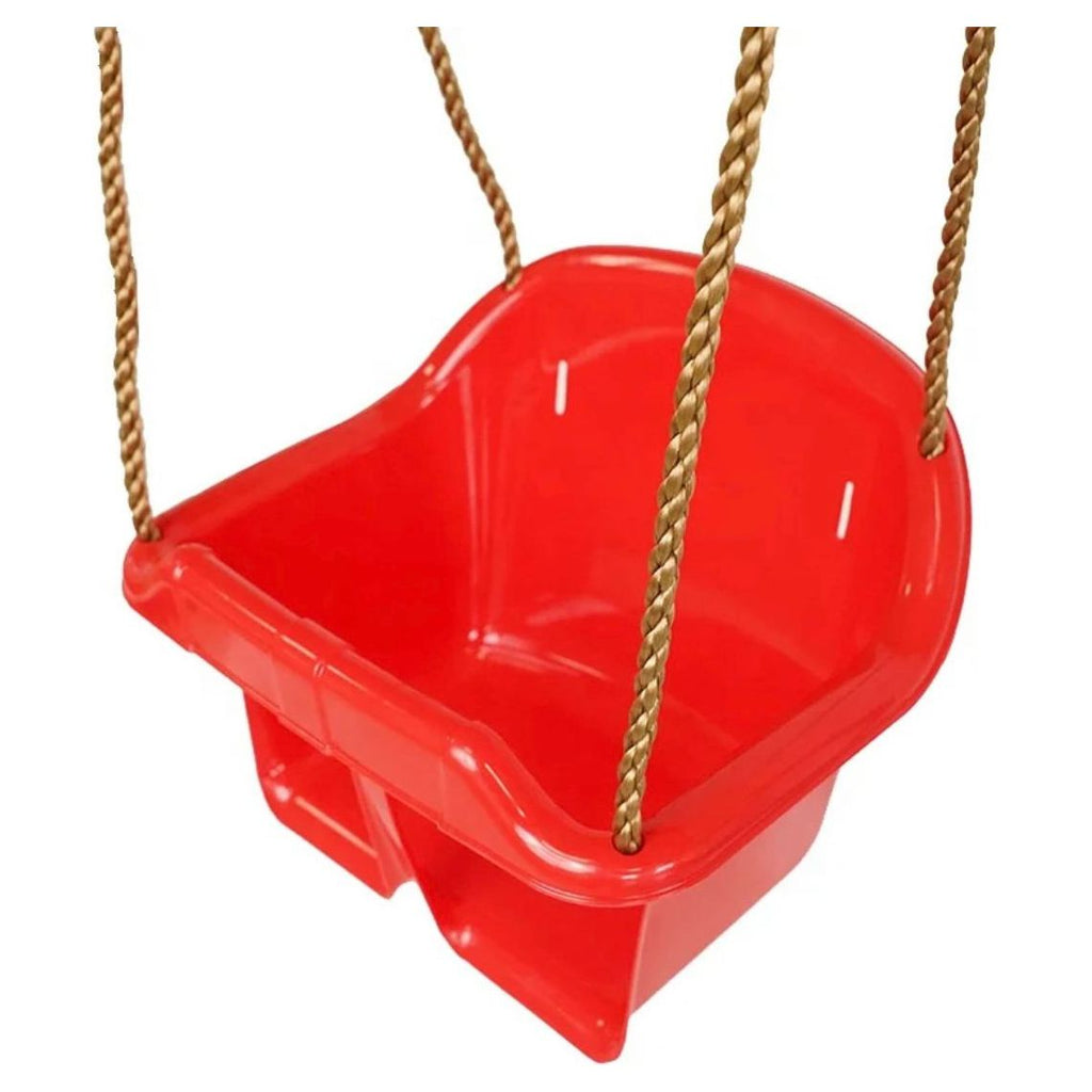 Pibi Baby & Toddlers Hanging Bucket Swing Chair Red Age- 6 Months to 3 Years