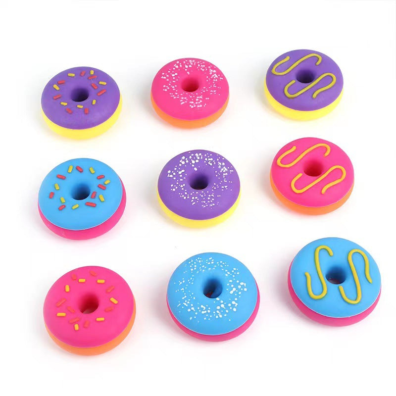 Pibi Colorful Donuts Fidget Squishy Toy Assorted Pack of 1 PEE2402 Age- 3 Years & Above