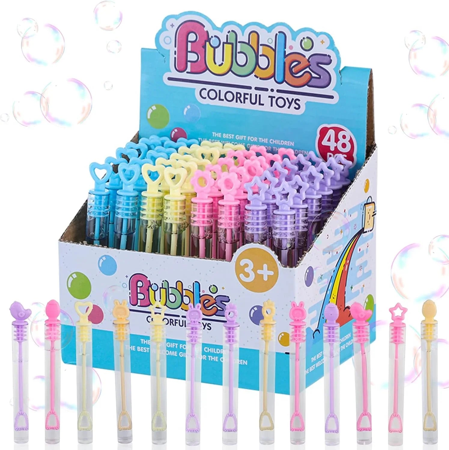 Pibi Cute Mini Bubble Sticks 30ml Assorted Single Age-3 Years & Above