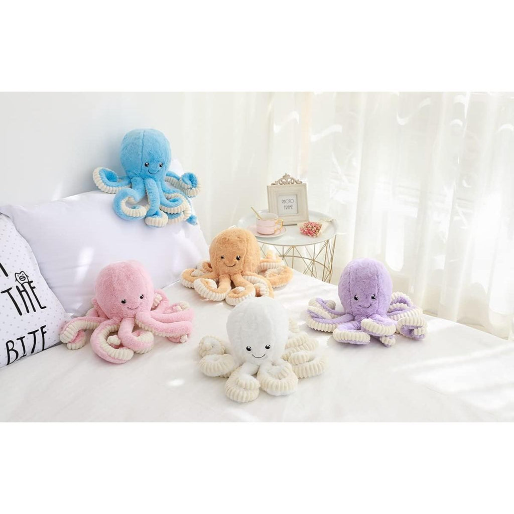 Pibi Cute & Supersoft 18 cm Octopus Plush Toy Assorted (Single) Multicolor Age - 3 Years & Above