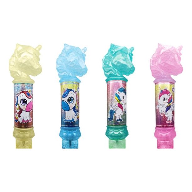 Pibi Cute Unicorn Bubble Wand 43 cm Assorted Single Age-3 Years & Above