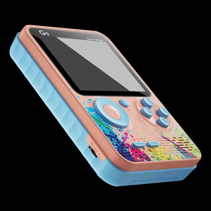 Pibi Kids G5 Handheld 3-Inch Gaming Console Box with Inbuilt 500 Games Single Assorted Age- 4 Years & Above
