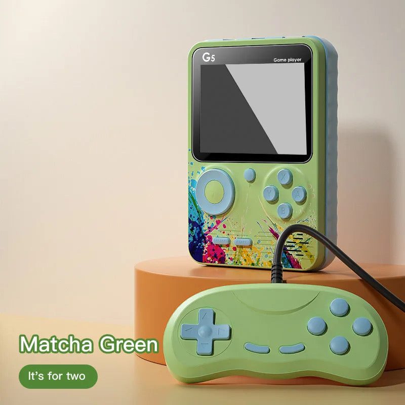 Pibi Kids G5 Handheld 3-Inch Gaming Console Box with Inbuilt 500 Games Single Assorted Age- 4 Years & Above
