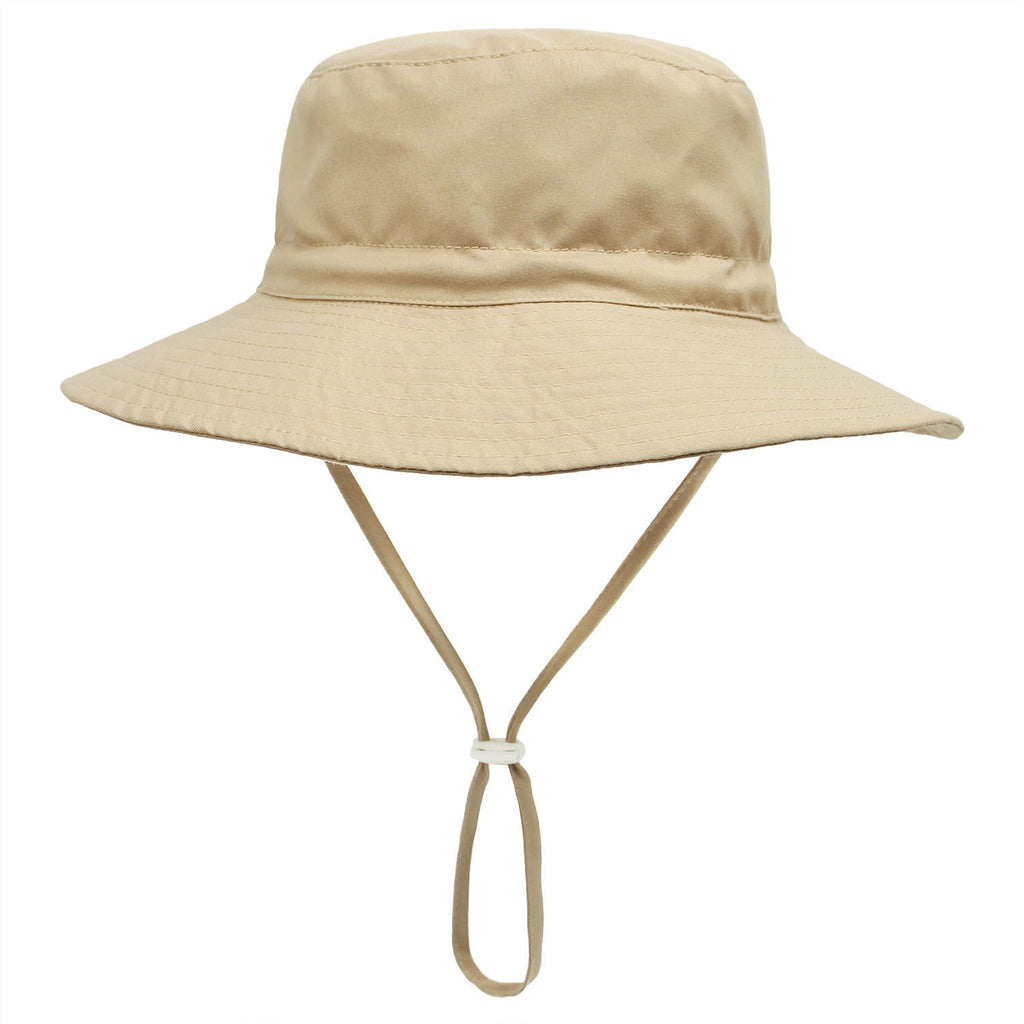 Pibi Kids UV Sun Protection Bucket Hat Beige Age- 12 Months & Above