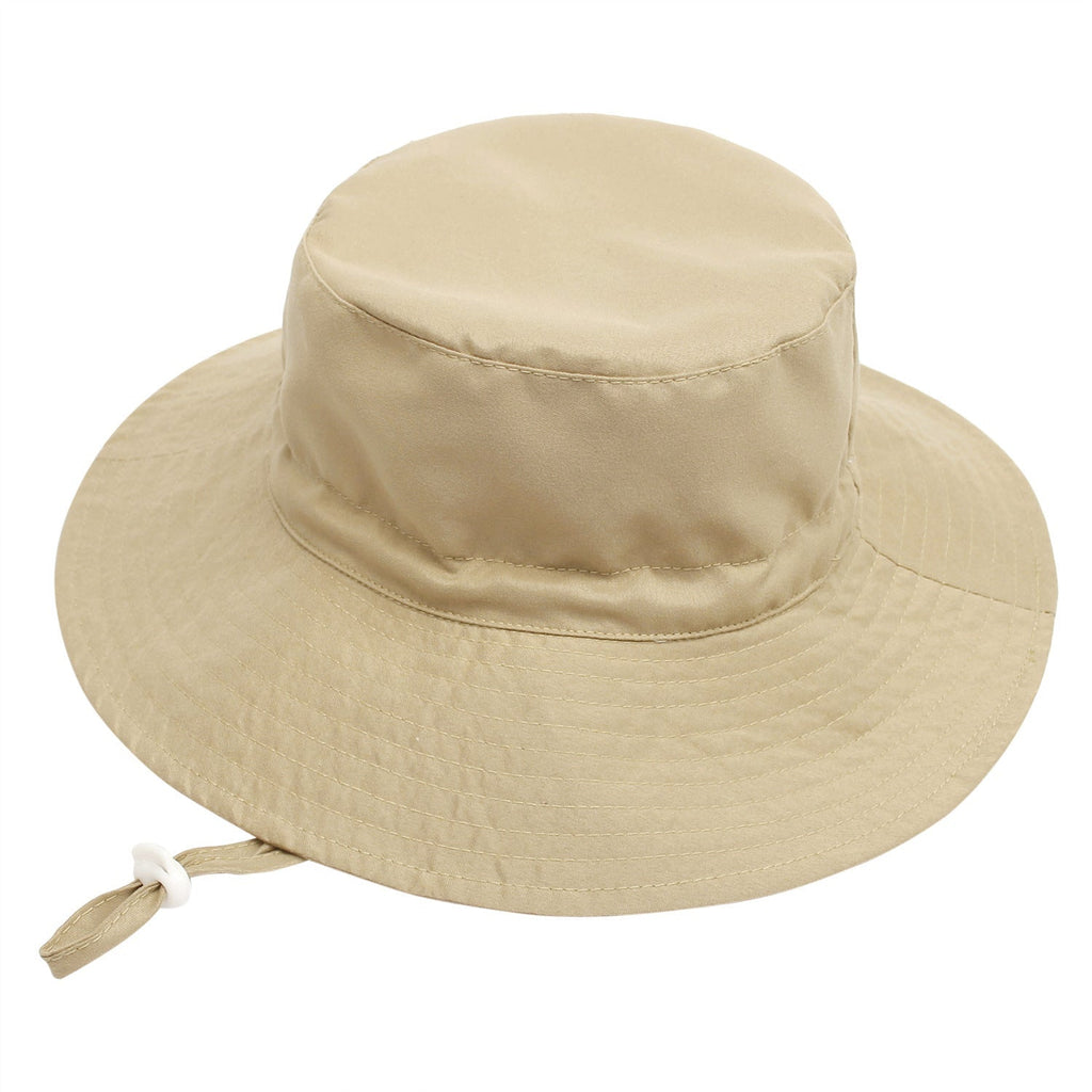 Pibi Kids UV Sun Protection Bucket Hat Beige Age- 12 Months & Above