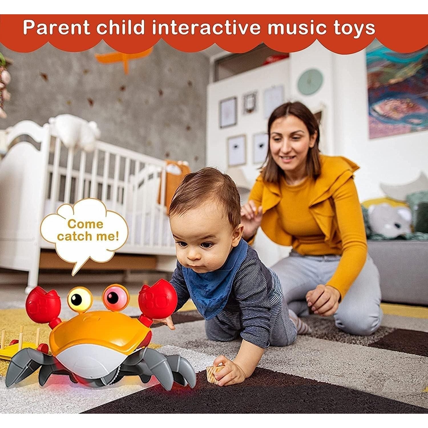 Pibi Kids Walking, Sensing & Musical Crawling Crab Age- 3 Years & Above