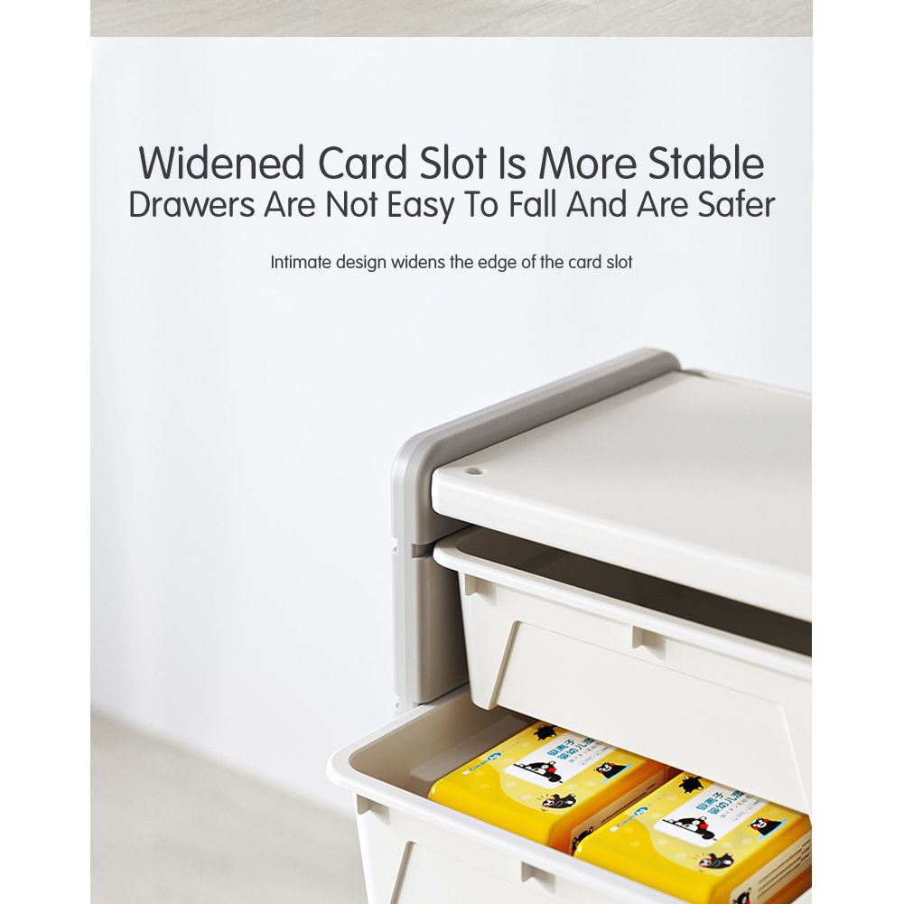 Pibi Multifunctional Storage Organizer with 6 Bins â€“ 2 Columns & 3 Layers Age- Newborn & Abobve