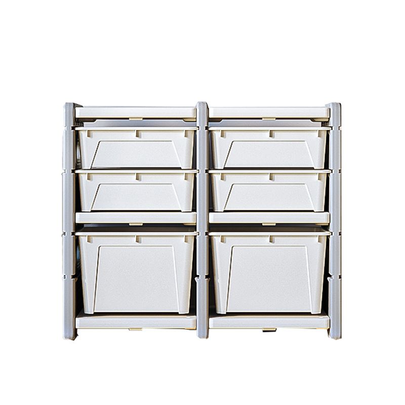 Pibi Multifunctional Storage Organizer with 6 Bins â€“ 2 Columns & 3 Layers Age- Newborn & Abobve