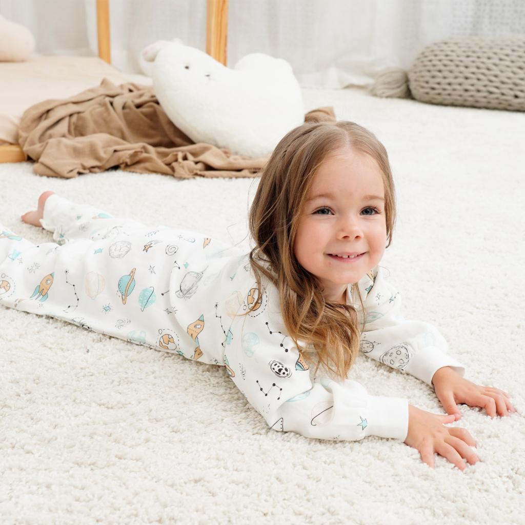 Pibi Polar Bear Sleeping Bag Grey/White Age- 6 Months to 5 Years