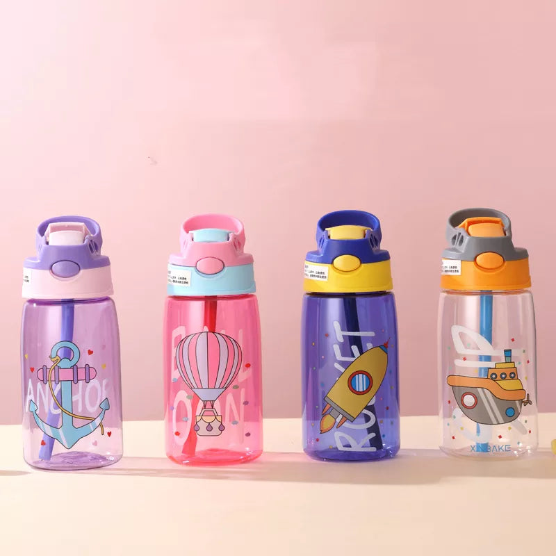Pibi Ship Sipper/ Water Bottle 480ml Orange/Blue Age- 12 Months & Above