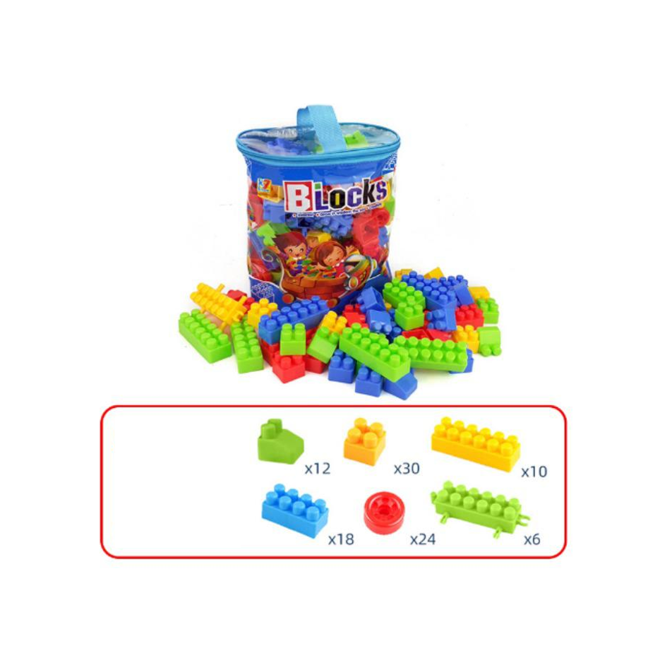 Pibi Super Builders Large Assembly Blocks 100 Pcs Multicolor Age- 3 Years & Above