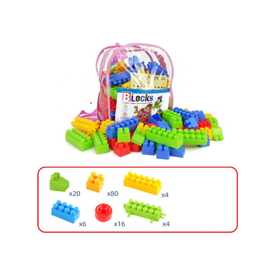 Pibi Super Builders Large Assembly Blocks 130 Pcs Multicolor Age- 4 Years & Above