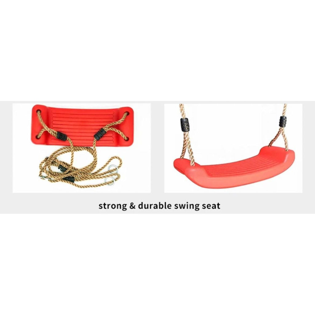 Pibi Toddlers Hanging Glider Swing with Adjustable Rope Red Age- 3 Years & Above