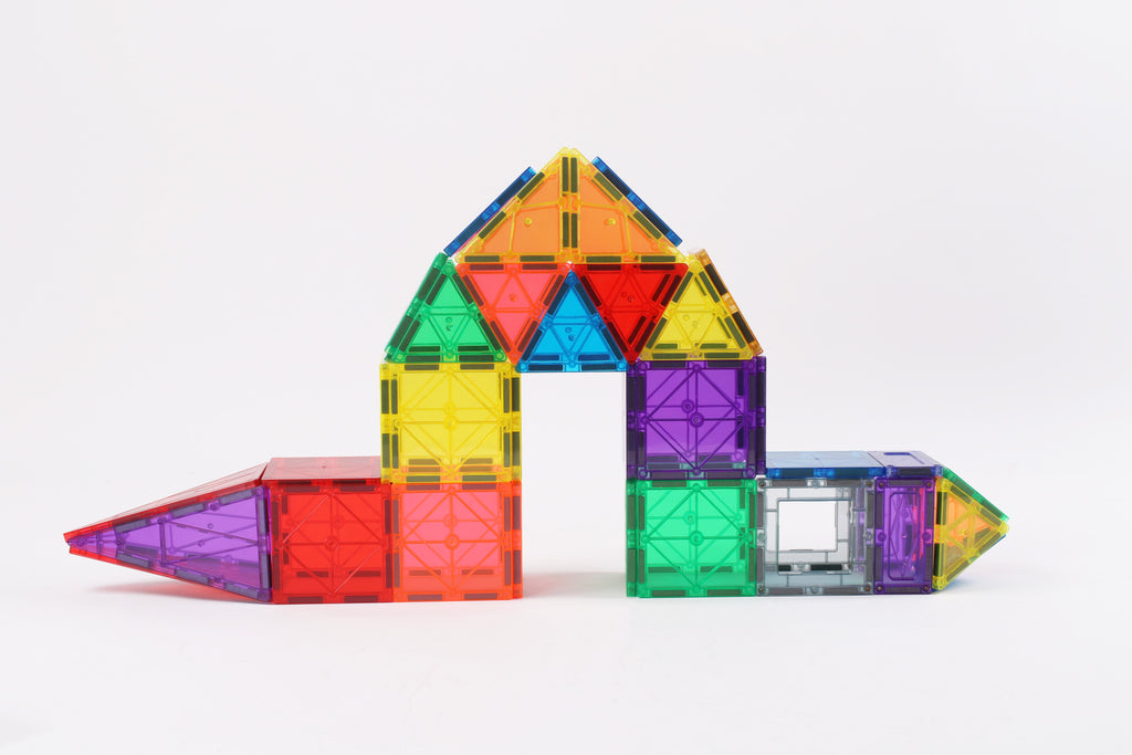 Pibi MNTL 108 Pieces Star Magnet Tile Toy Set (Classic) BH-MT04 Multicolor Age- 3 Years & Above