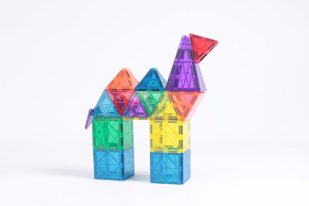 Pibi MNTL 108 Pieces Star Magnet Tile Toy Set (Classic) BH-MT04 Multicolor Age- 3 Years & Above