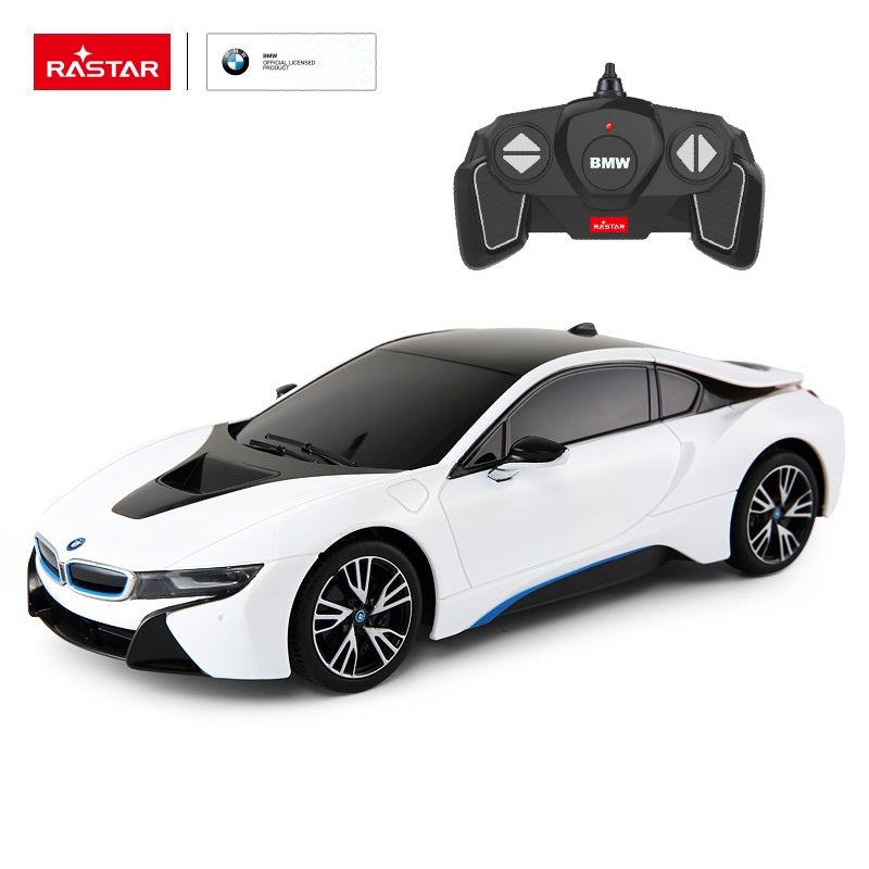 Rastar BMW i8 R/C 1:18 Remote Control Car White Age- 4 Years & Above