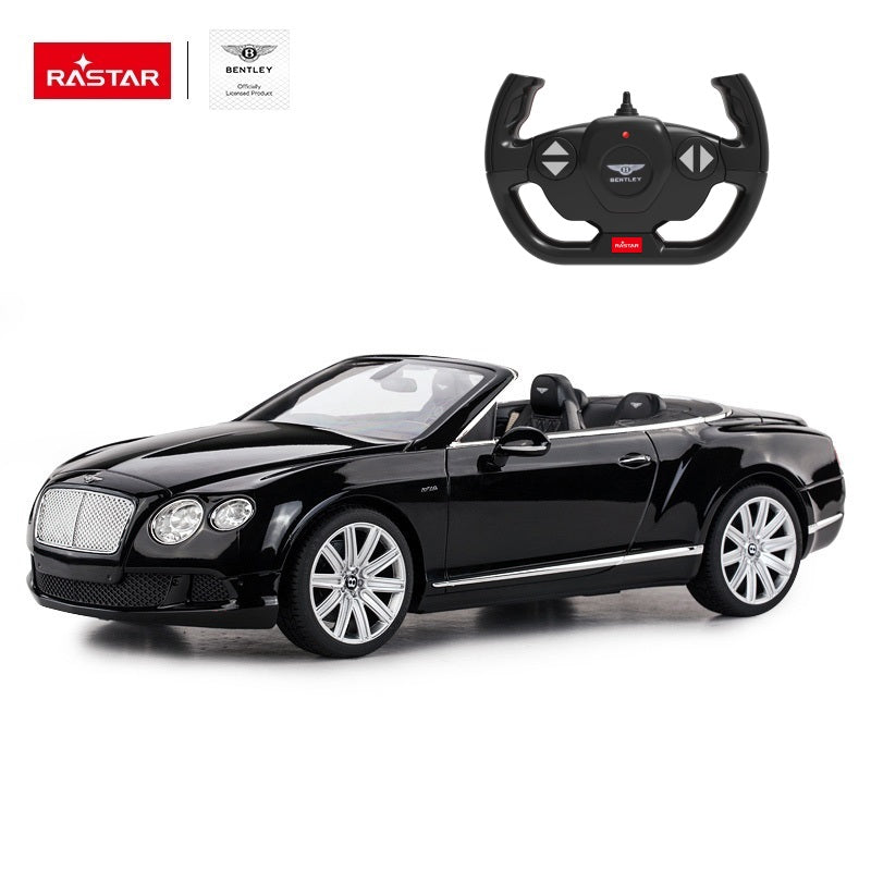 Rastar Bentley Conlinetal GT R/C 1.:12 Remote Control Car Black Age- 4 Years & Above