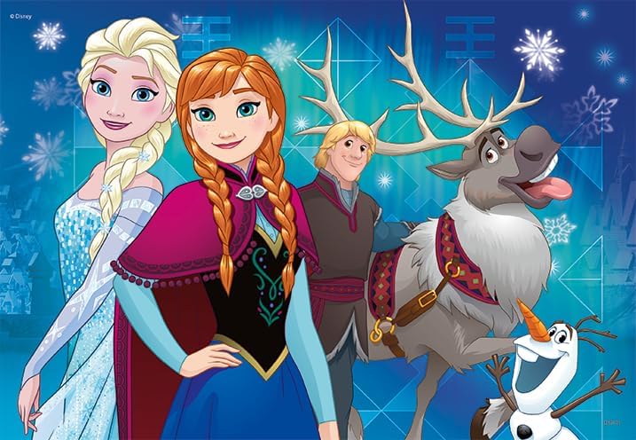 Ravensburger Disney Frozen Northern Lights Kids Puzzle 2x24pcs Age- 4 Years & Above