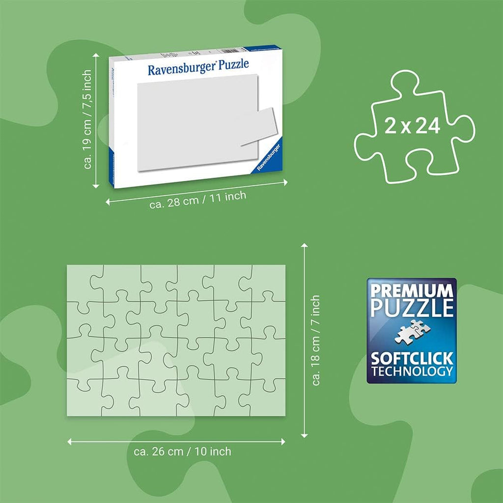 Ravensburger Disney Frozen Northern Lights Kids Puzzle 2x24pcs Age- 4 Years & Above