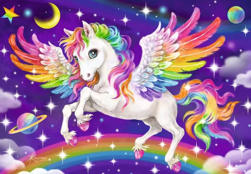 Ravensburger Unicorn & Pegasus Jigsaw Puzzles (2x 24 Pieces) for Kids Age- 4 Years & Above 