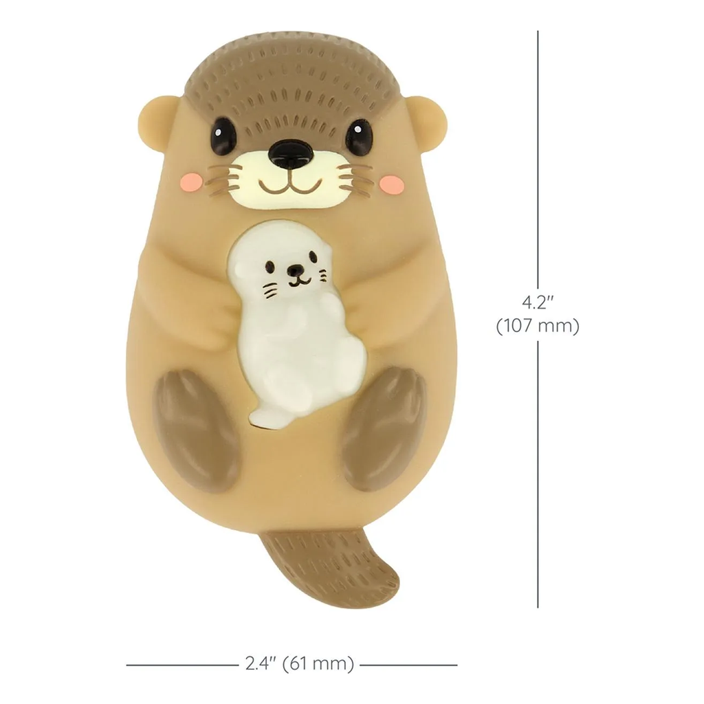 Right Temp Light Up Otter Bath Thermo