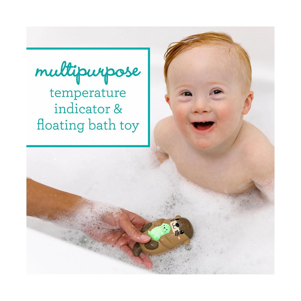 Right Temp Light Up Otter Bath Thermo