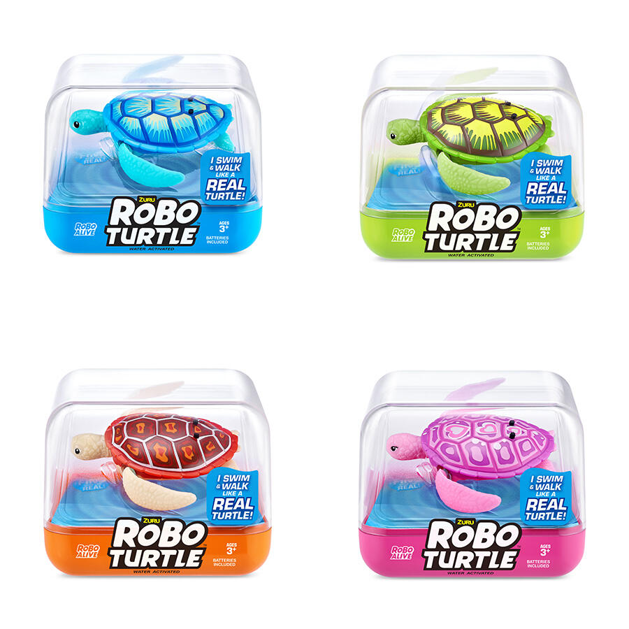 Robo Alive Robo Turtle 7192UQ3 Assorted Multicolor Age- 3 Years & Above