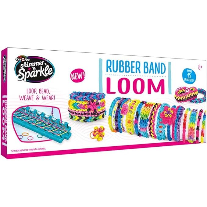 Cra-Z-Loom Rubber Band Loom with 15 DIY Bracelets Age- 6 Years & Above