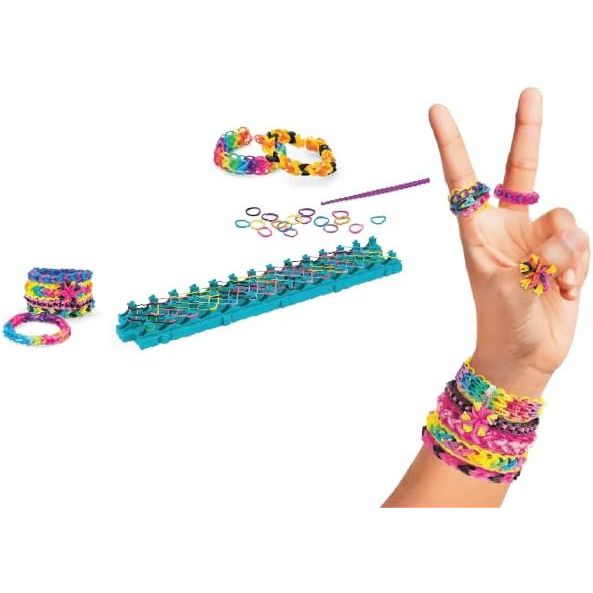  Cra-Z-Loom Rubber Band Loom with 15 DIY Bracelets Age- 6 Years & Above