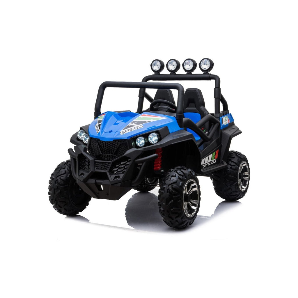 Spiderman Scorpio Xux 12V 4 x4 Battery Operated Ride On with Remote Control Blue/Black Age- 3 Years & Above