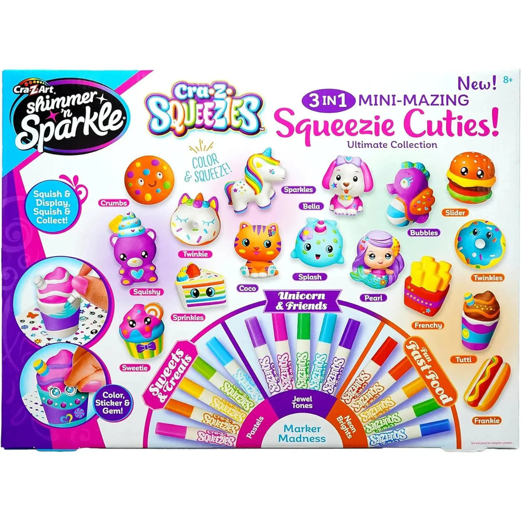 Shimmer 'n Sparkle 3-in-1 Mini-Mazing Squeezie Cuties Age- 8 Years & Above