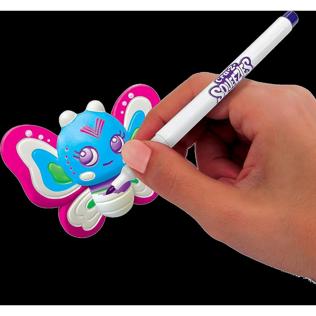 Shimmer 'n Sparkle Color Your Own Squeezie Palyset Butterfly, Unicorn and Owl Arts  Age- 6 Years & Above