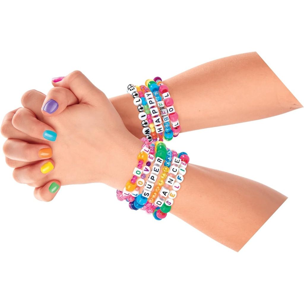 Shimmer 'n Sparkle Deluxe Bead & Charm  Bracelets Making Kit Age- 4 Years & Above