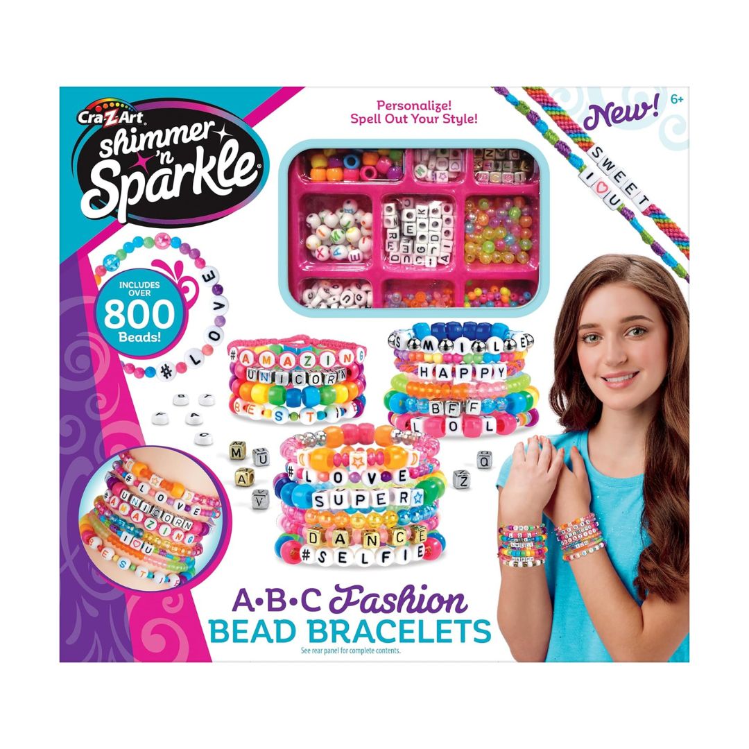 Shimmer n' Sparkle Shimmer 'N Sparkle ABC Fashion Bead Bracelets Multicolor Age-6 Years & Above