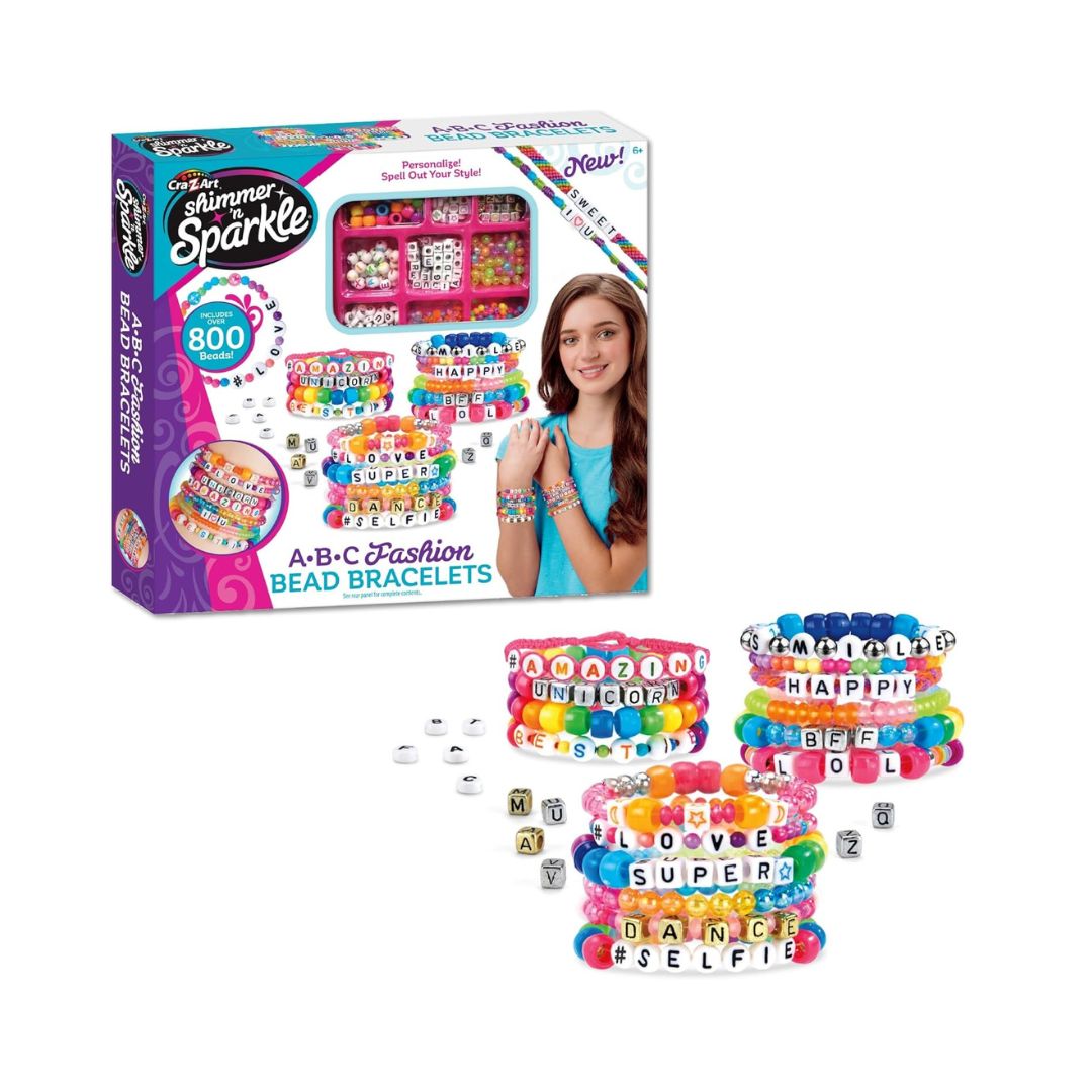 Shimmer n' Sparkle Shimmer 'N Sparkle ABC Fashion Bead Bracelets Multicolor Age-6 Years & Above