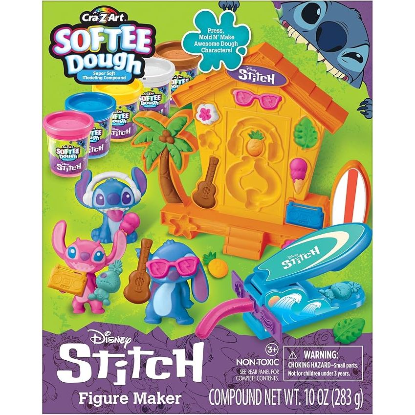 Disney Stitch Figure Dough Modeling Compound Figure Making Set Age- 3 Years & Above
