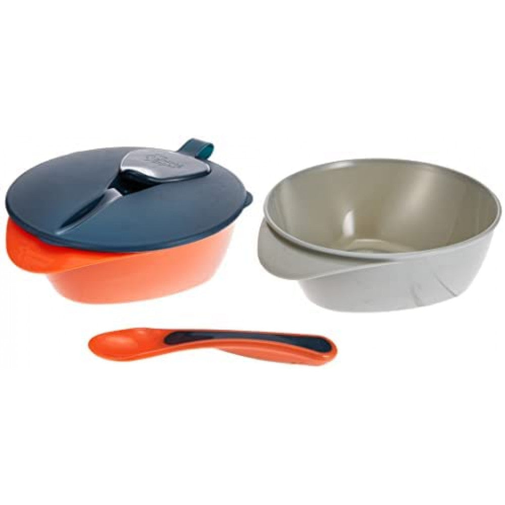Tommee Tippee 2 Feeding Bowls, Lid & Spoon 6m+ Assorted