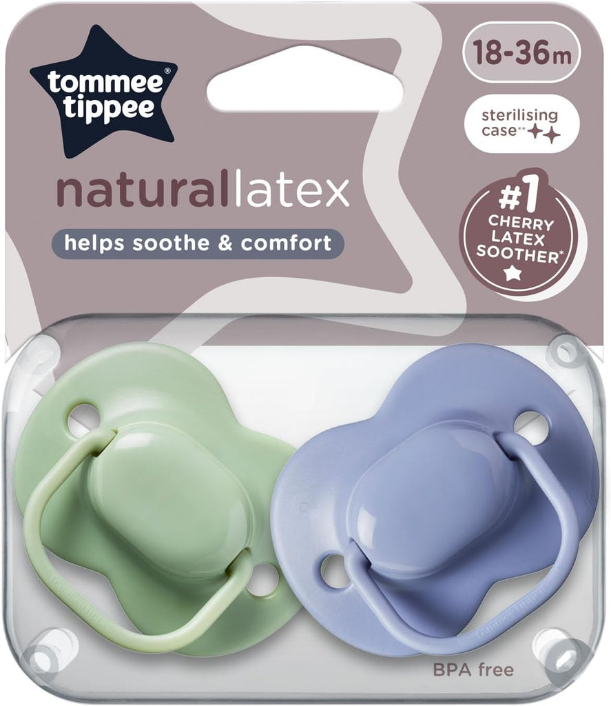 Tommee Tippee  Cherry Latex Soothers Pack of 2 Age- 18 Months to 36 Months