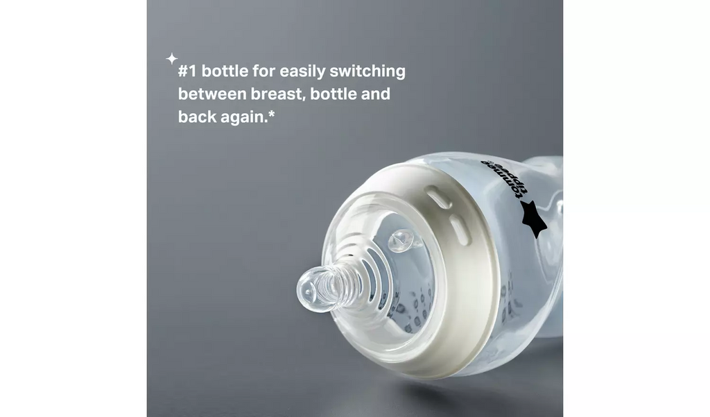 Tommee Tippee Natural Start Anti-Colic Baby Bottle Pack of 6 - 260Ml Age- Newborn & Above