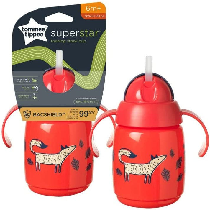 Tommee Tippee Trainer Straw 300ml Assorted Age- 6 Months & Above