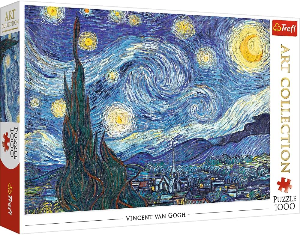 Trefl "1000 Art Collection" Jigsaw Puzzle - The Starry Night / Bridgeman Age- 5 Years & Above