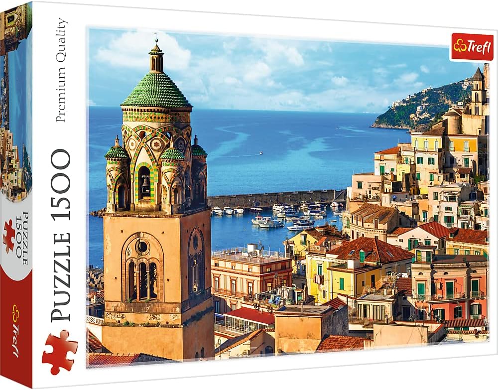 Trefl 1500 Piece Jigsaw Puzzle Amalfi, Italy Age- 5 Years & Above