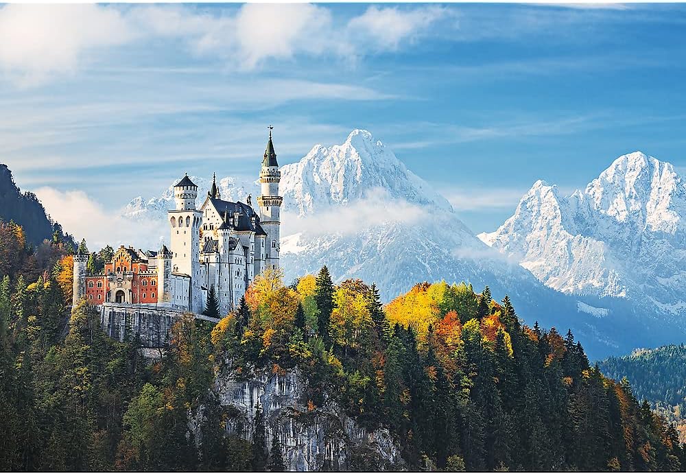 Trefl 1500 Piece Jigsaw Puzzle Bavarian Alps / 500px Age- 5 Years & Above