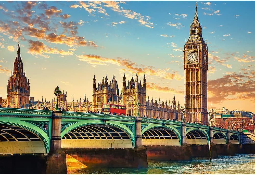 Trefl 1500 Piece Jigsaw Puzzle London, United Kingdom Age- 5 Years & Above