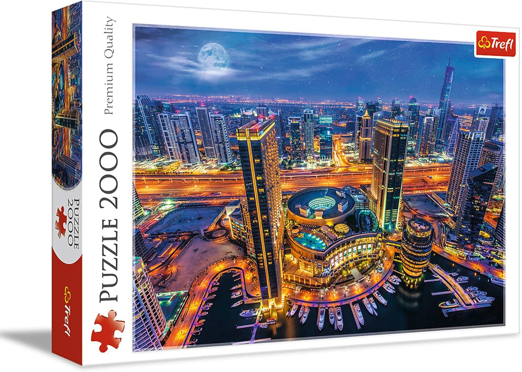Trefl 2000 Piece Jigsaw Puzzle Lights of Dubai / 500 px Age- 8 Years & Above