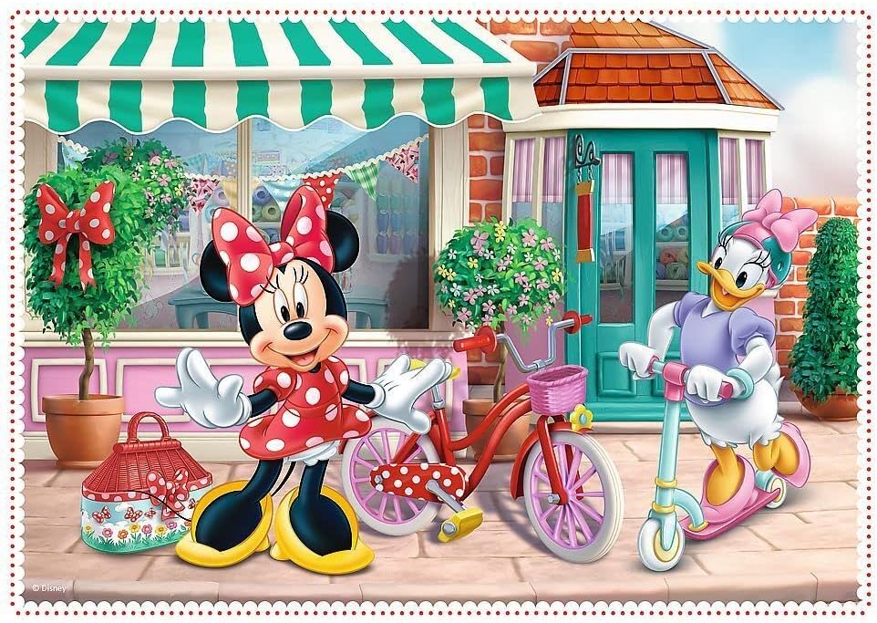 Trefl 4in1 (12, 15, 20, 24) Jigsaw Puzzle Minnie with friends / Disney Minnie Age- 3 Years & Above